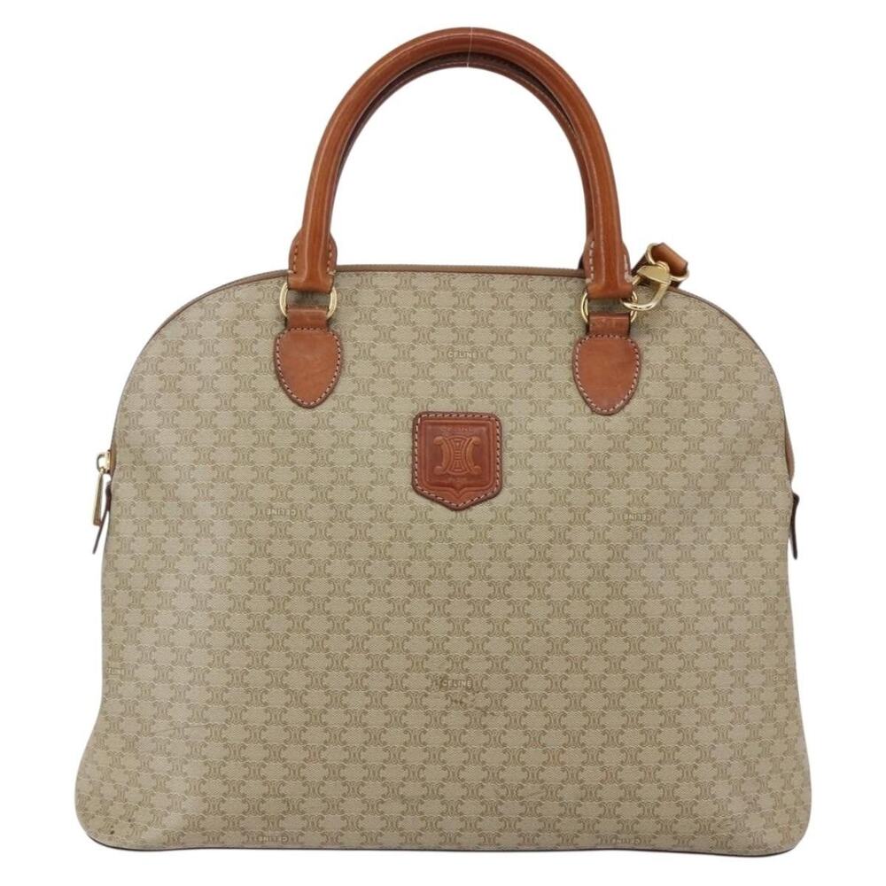 Celine Macadam Handbag Beige